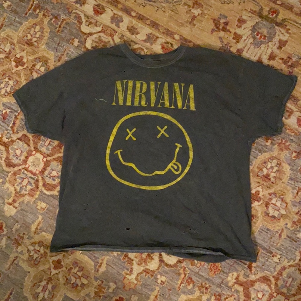 Cute Nirvana oversized tee